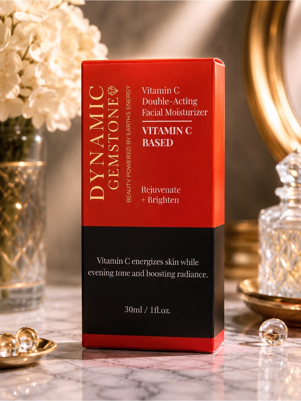 DYNAMIC GEMSTONE Vitamin C Double-Acting Facial Moisturizer – Rejuvenate
